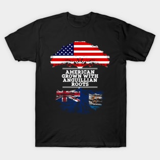 American Grown With Anguillian Roots - Gift for Anguillian From Anguilla T-Shirt
